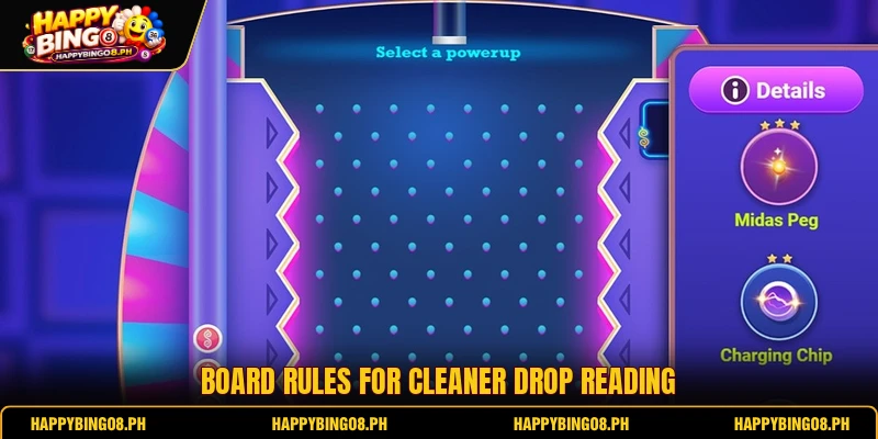 Board rules for cleaner drop reading Board rules for cleaner drop reading