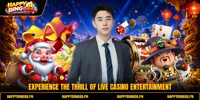 Experience the thrill of live casino entertainment