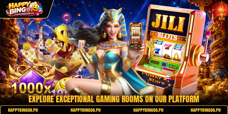 Explore exceptional gaming rooms on our platform