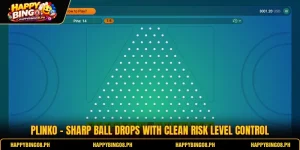 Plinko - Sharp Ball Drops With Clean Risk Level Control