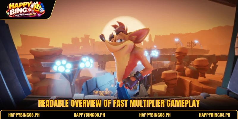 Readable overview of fast multiplier gameplay Readable overview of fast multiplier gameplay