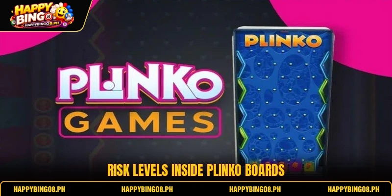 Risk levels inside Plinko boards Risk levels inside Plinko boards