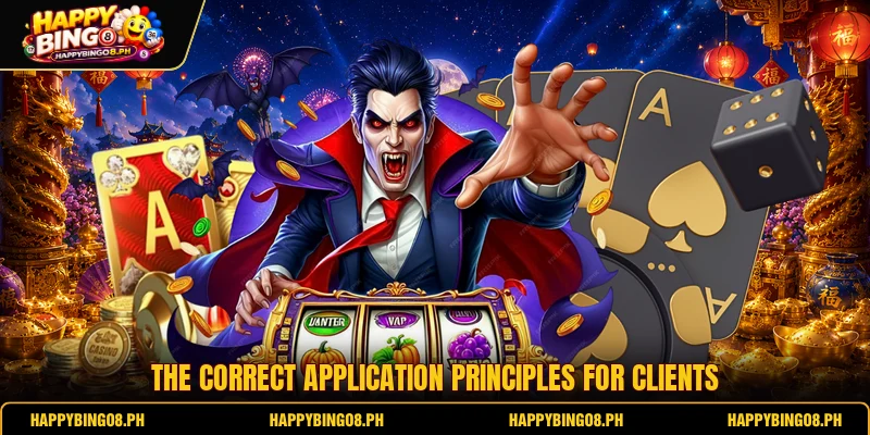 The correct application principles for clients The correct application principles for clients