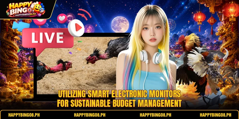 Utilizing smart electronic monitors for sustainable budget management